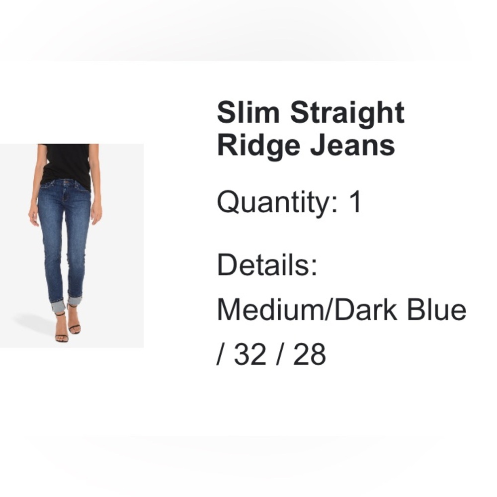 Mott & Bow Slim Straight jeans